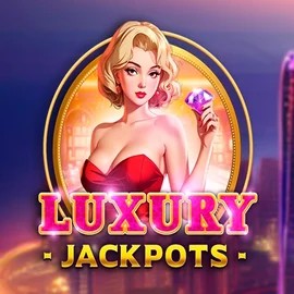 Luxury Jackpots slot logo by Triple Cherry at Corgibet Casino