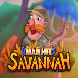 Mad Hit Savannah slot visual from RubyPlay available on corgibets.eu